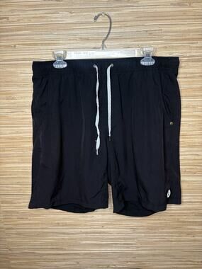 True Classic Men's Active Quick Dry Lined Shorts 8.5” Inseam Black Sz XL